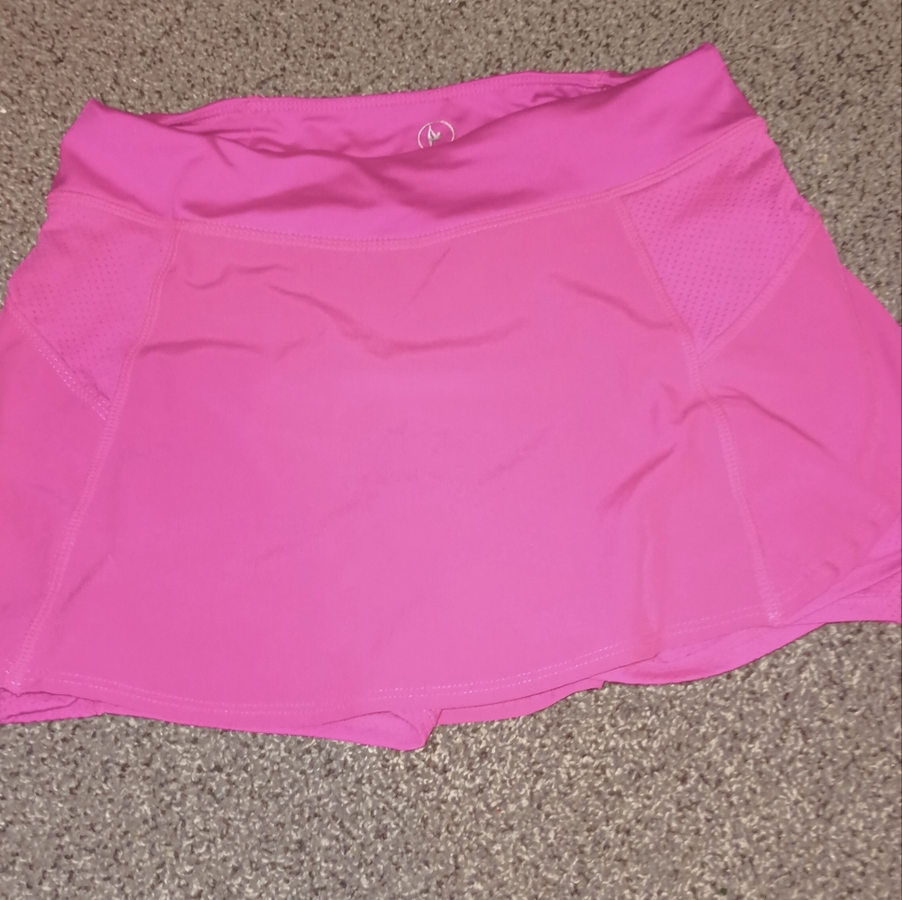 Pink athletic skirt